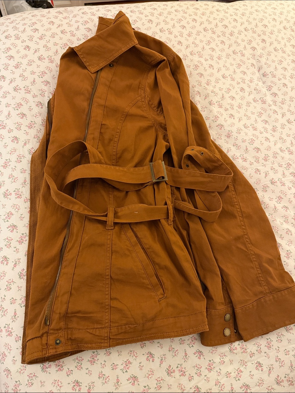 Sonoma Tan/Brown Belted Trench Coat